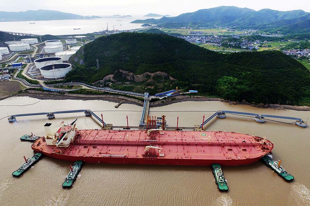 bunkering at Zhoushan port